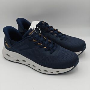 Sketchers Hands Free Swift Fit Shoes For Men Slip On Comfort &Style (Navy)